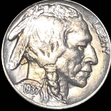 1937 Buffalo Head Nickel LIGHTLY CIRCULATED