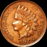 1904 Indian Head Penny CLOSELY UNCIRCULATED