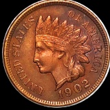 1902 Indian Head Penny CLOSELY UNCIRCULATED