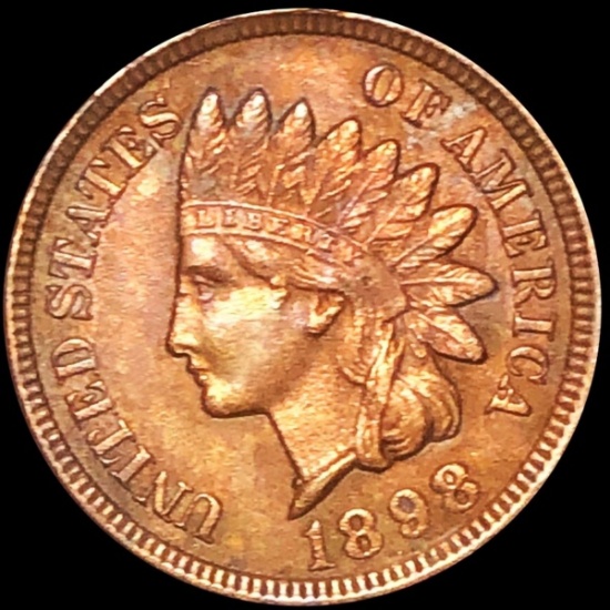 1898 Indian Head Penny NEARLY UNCIRCULATED
