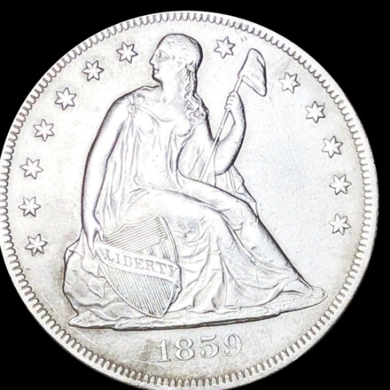 1859-O Seated Liberty Dollar UNCIRCULATED