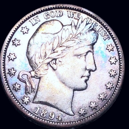 1894-S Barber Half Dollar XF