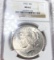 1923 Silver Peace Dollar NGC - MS62