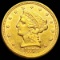 1873 $2.50 Gold Quarter Eagle UNCIRCULATED