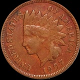 1907 Indian Head Penny LIGHTLY CIRCULATED