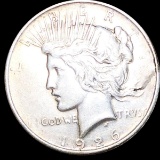 1926-D Silver Peace Dollar NEARLY UNC