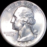 1942 Washington Silver Quarter UNCIRCULATED