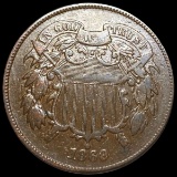 1869 Two Cent Piece LIGHTLY CIRCULATED