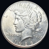 1926-S Silver Peace Dollar CLOSELY UNCIRCULATED