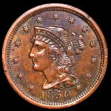 1850 Braided Hair Large Cent UNCIRCULATED