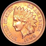 1908 Indian Head Penny UNCIRCULATED