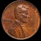 1919 Lincoln Wheat Penny NEARLY UNCIRCULATED