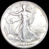 1945 Walking Half Dollar CLOSELY UNCIRCULATED