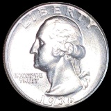 1936 Washington Silver Quarter UNCIRCULATED