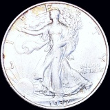 1937 Walking Half Dollar LIGHTLY CIRCULATED