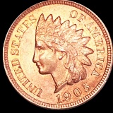 1905 Indian Head Penny CLOSELY UNCIRCULATED