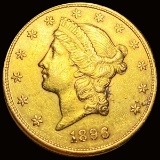 1896 $20 Gold Double Eagle UNCIRCULATED