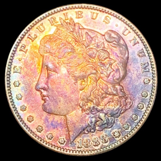 1888-S Morgan Silver Dollar CLOSELY UNC