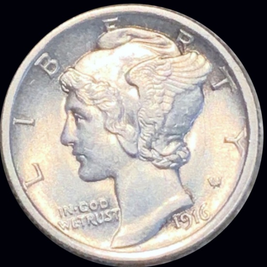 1916 Mercury Silver Dime UNCIRCULATED