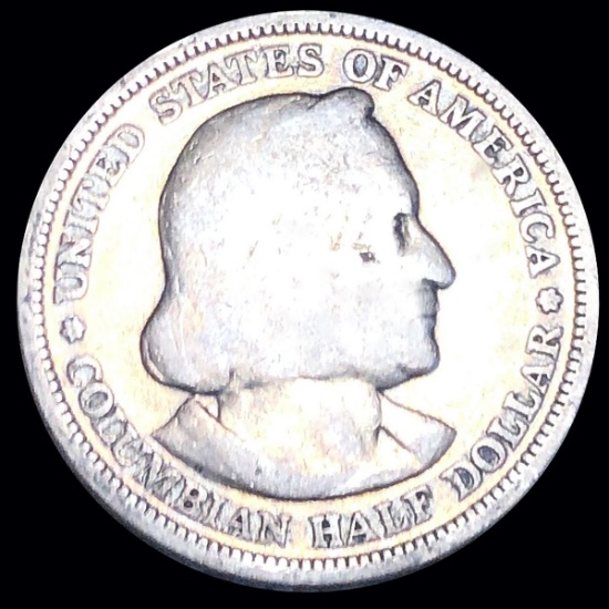 1893 Columbian Expo Half Dollar NICELY CIRCULATED