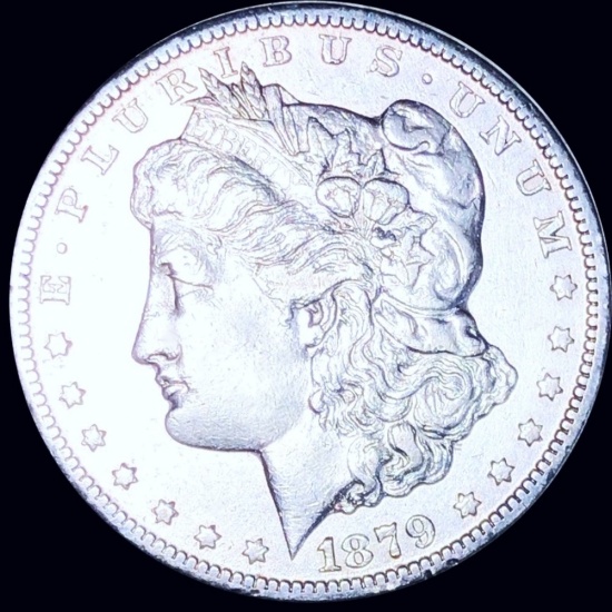 1879-CC Morgan Silver Dollar NEARLY UNCIRCULATED