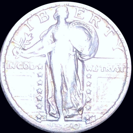 1920-D Standing Liberty Quarter LIGHTLY CIRCULATED