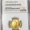 1990 $10 Gold Eagle NGC - GEM UNCIRCULATED