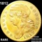 1812 $5 Gold Half Eagle CHOICE BU *RARE