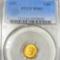 1851 Rare Gold Dollar PCGS - MS63