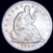 1862-S Seated Half Dollar NEARLY UNCIRCULATED