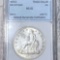 1875-S Silver Trade Dollar NNC - MS62