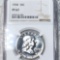 1958 Franklin Half Dollar NGC - PF67