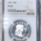 1961 Franklin Half Dollar NGC - PF66