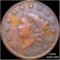 1820 Coronet Head Large Cent ABOUT UNCIRCULATED