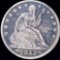 1853-O Seated Half Dollar ABOUT UNCIRCULATED