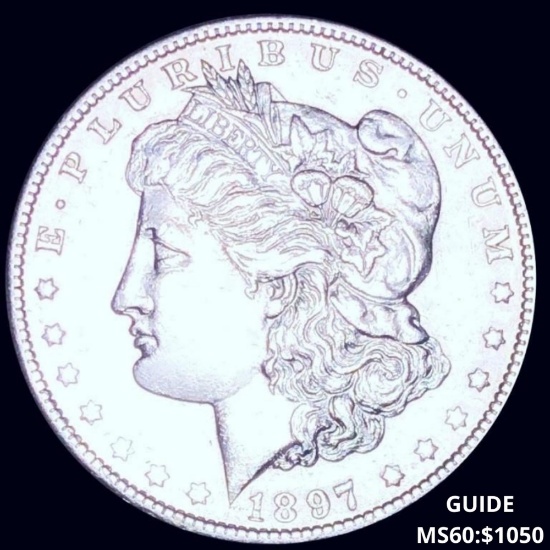 1897-O Morgan Silver Dollar CLOSELY UNCIRCULATED