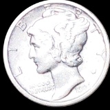 1923-S Mercury Silver Dime NEARLY UNCIRCULATED