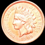 1909 Indian Head Penny CLOSELY UNCIRCULATED