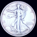 1921 Walking Half Dollar XF+