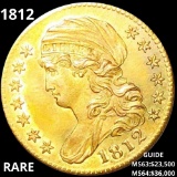 1812 $5 Gold Half Eagle CHOICE BU *RARE