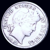 1904-S Barber Silver Dime LIGHTLY CIRCULATED