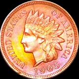 1905 Indian Head Penny CLOSELY UNCIRCULATED