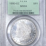 1880-CC Morgan Silver Dollar PCGS - MS64