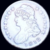 1812 Capped Bust Half Dollar LIGHTLY CIRCULATED