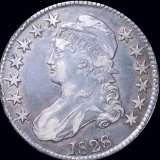1828 Capped Bust Half Dollar LIGHTLY CIRCULATED