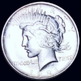 1921 Silver Peace Dollar ABOUT UNCIRCULATED