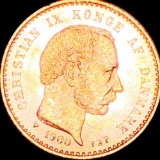 1900 Gold 10 Kroner UNCIRCULATED