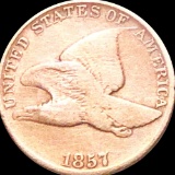 1857 Flying Eagle Cent NICELY CIRCULATED