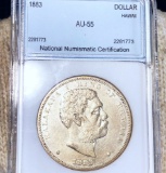 1883 Kingdom Of Hawaii Silver Dollar NNC - AU55