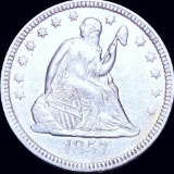 1857 Seated Liberty Quarter ABOUT UNCIRCULATED